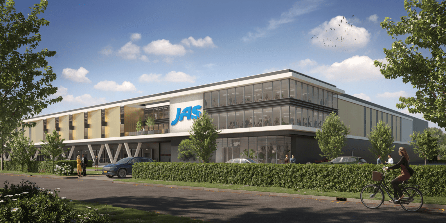 JAS Forwarding green square logistics