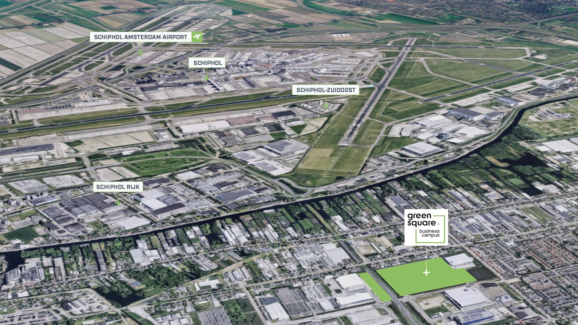 GSBC aerial Schiphol GSBC aerial Schiphol